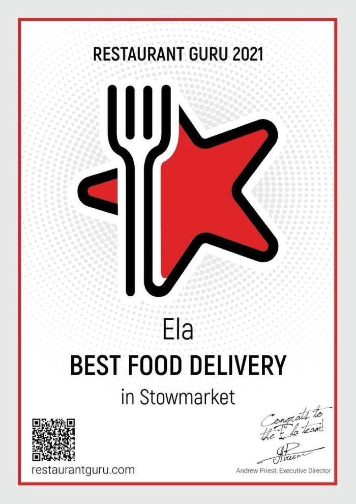Ela Turkish Restaurant guru 2021 recommended