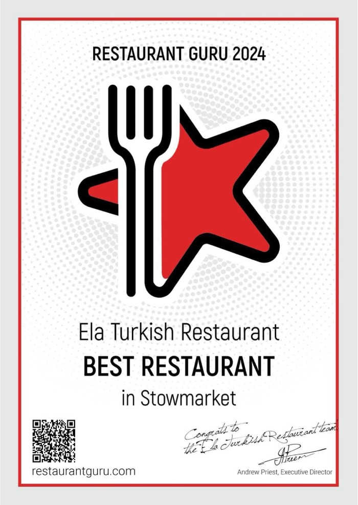 Ela Turkish Restaurant guru 2024 recommended